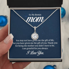 To My Mom - You may not have given me the gift of life Embrace the Light of Love: The Eternal Hope Necklace for Lovers