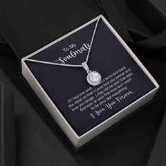 To My Soulmate - If I had one wish Embrace the Light of Love: The Eternal Hope Necklace for Lovers