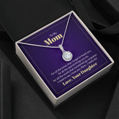 To My Mom - For all the times that I forgot to thank you Embrace the Light of Love: The Eternal Hope Necklace for Lovers