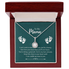 To My Mama - I can't wait to meet you Embrace the Light of Love: The Eternal Hope Necklace for Lovers