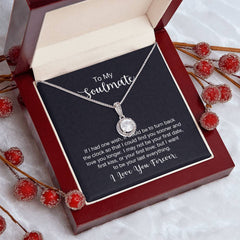 To My Soulmate - If I had one wish Embrace the Light of Love: The Eternal Hope Necklace for Lovers