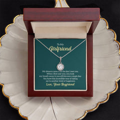 To My Girlfriend - My dreams came true Embrace the Light of Love: The Eternal Hope Necklace for Lovers