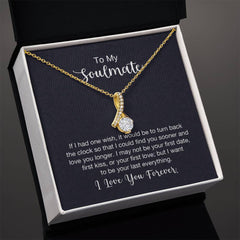 To My Soulmate - If I had one wish Eternal Sparkle: The Alluring Beauty Necklace - A Symbol of Everlasting Love