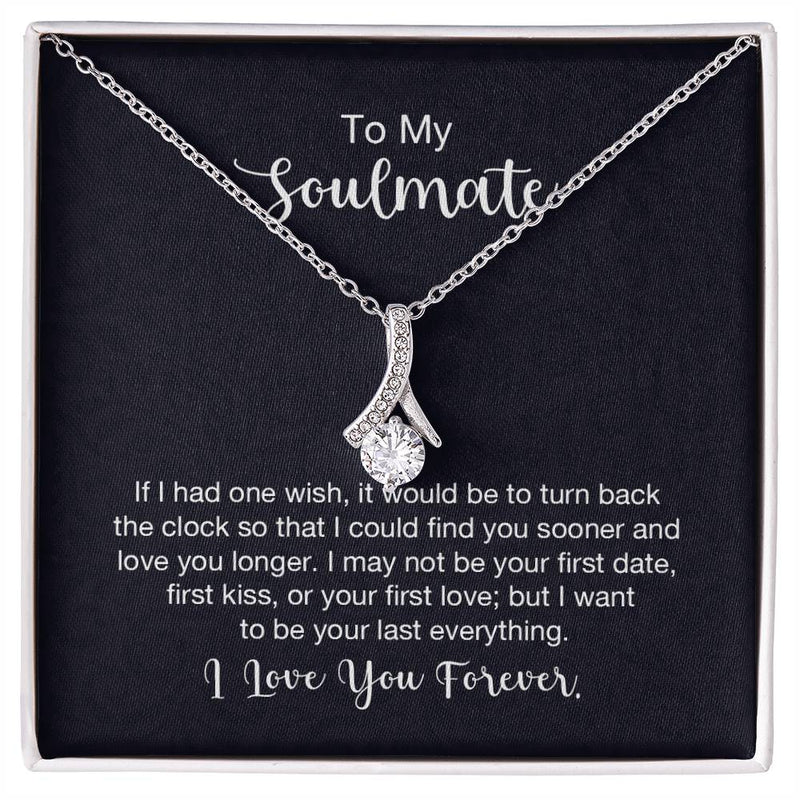 To My Soulmate - If I had one wish Eternal Sparkle: The Alluring Beauty Necklace - A Symbol of Everlasting Love