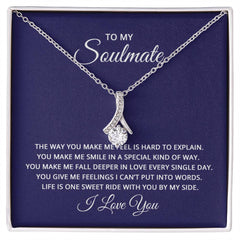 To My Soulmate - The way you make me feel is hard to explain Eternal Sparkle: The Alluring Beauty Necklace - A Symbol of Everlasting Love