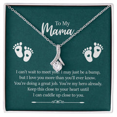 To My Mama - I can't wait to meet you Eternal Sparkle: The Alluring Beauty Necklace - A Symbol of Everlasting Love