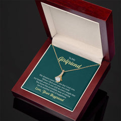 To My Girlfriend - My dreams came true Eternal Sparkle: The Alluring Beauty Necklace - A Symbol of Everlasting Love